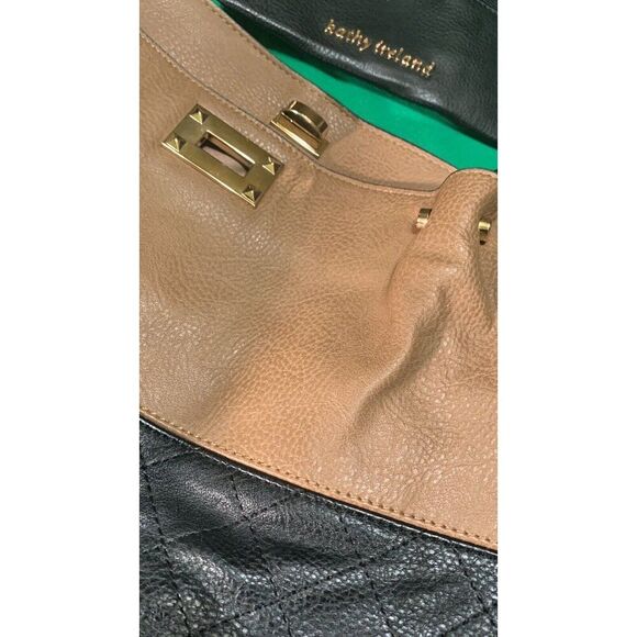 Kathy Ireland Brown Suede Shoulder Bag  w/ Handles and Strap RN#118996 - NWOT - Picture 9 of 10